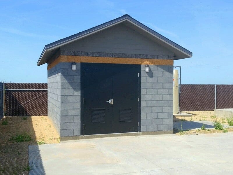 Secure Storage and Control Building