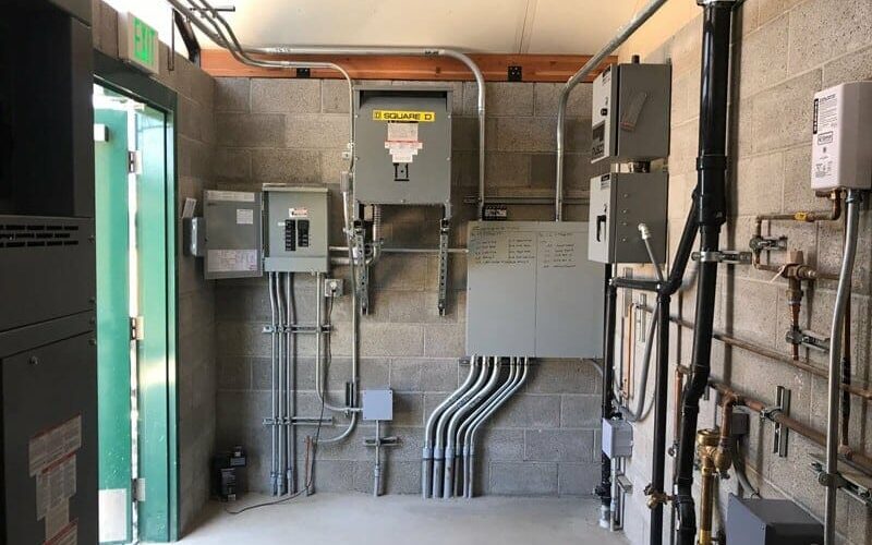 Controls Inside Park Building for Electrical Systems