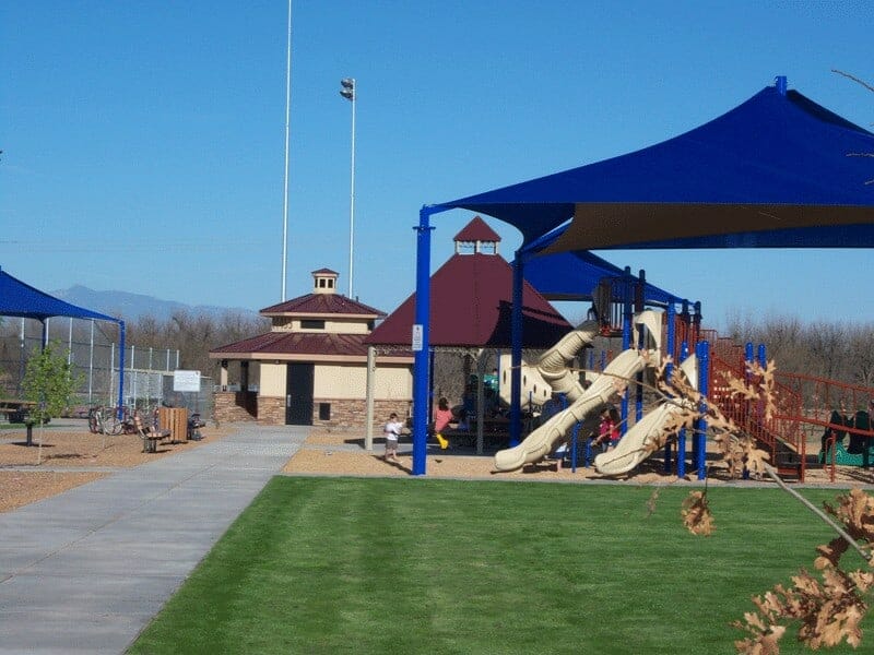 Playground Restroom Building at Sports Park