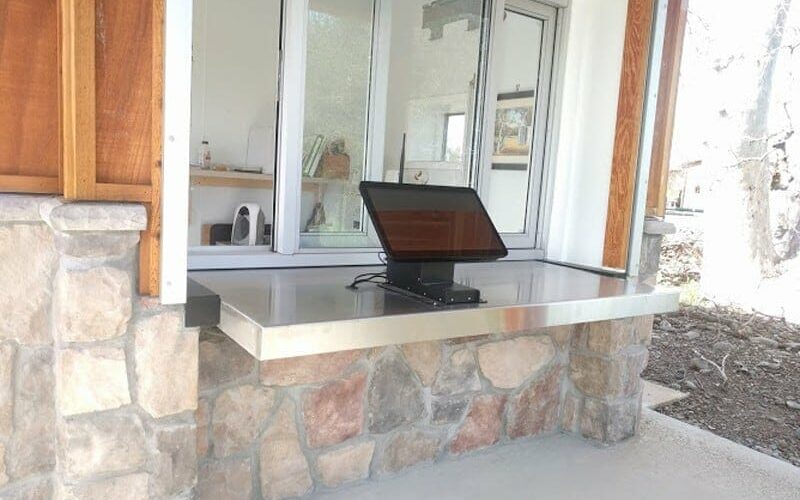 Park Weather Center with Digital Tablet for Guests to Use