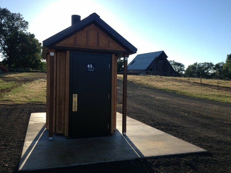 Single User Waterless Restroom in Equestrian Campground