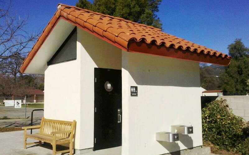 A Skate Park Restroom