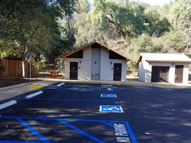Accessible Park with Conventional Restroom and Control Building