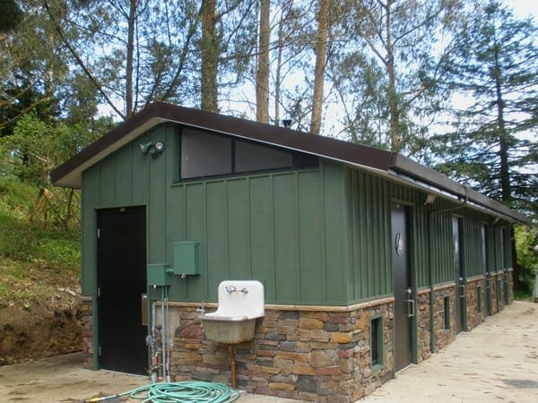 Stretch Restroom with Board and Batten