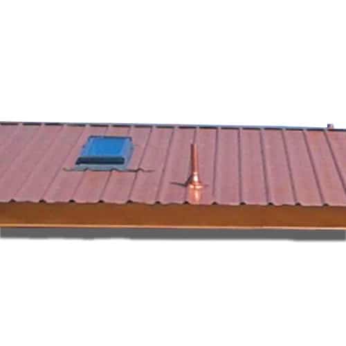 Corrugated Copper Metal Roofing Option