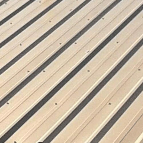 Gold Colored Metal Roofing Option