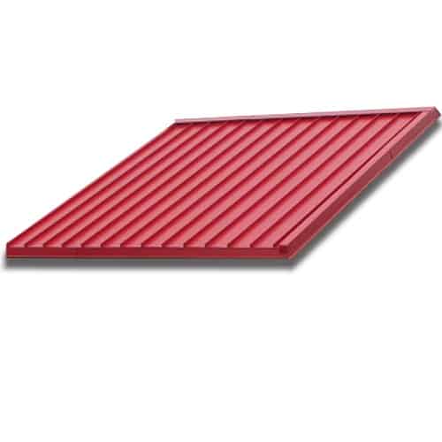 Red Colored Metal Roofing