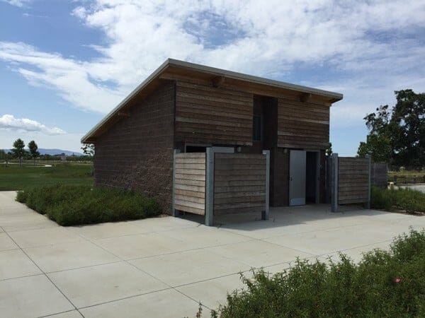 Restroom with Single Pitched Roof