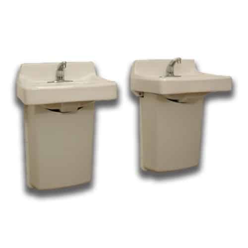 Pair of Sinks with Lav Guards