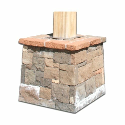 Column Footer Wrapped in Stone