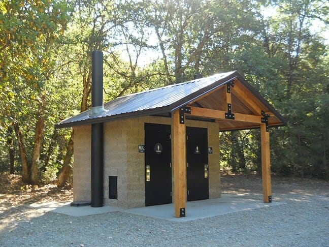 Compact Two Room Waterless Restroom