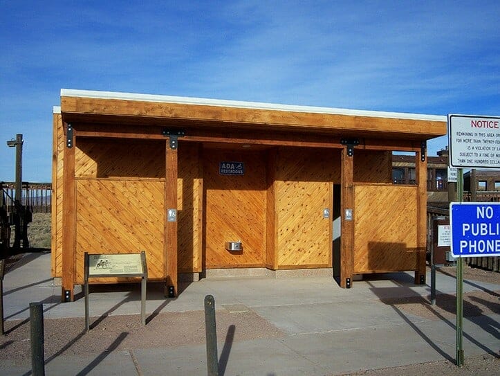 Restroom with Tongue and Groove Exterior