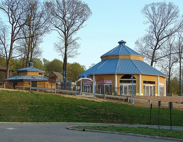 Custom Hexagonal Restroom Building at Zoo
