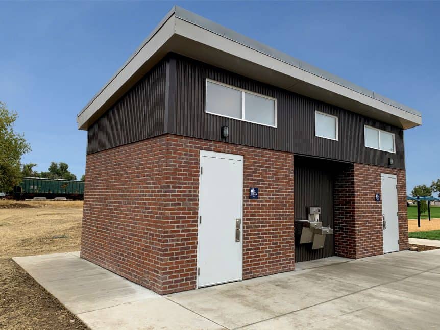 Custom Brick Restroom Building