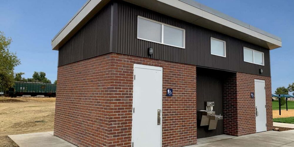 Custom Brick Restroom Building