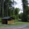 Medium Sized Waterless Restroom in Rural Forested Site