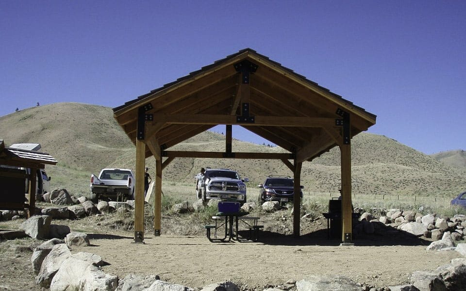 Small Wood Pavilion at Desert Park