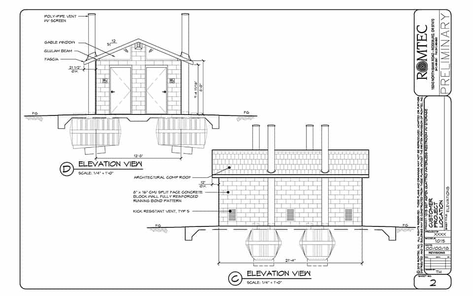Large Waterless Restroom Design