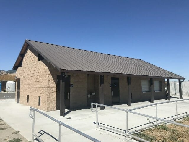 Large Custom Concession Building with Single User Restrooms and Maintenance Room