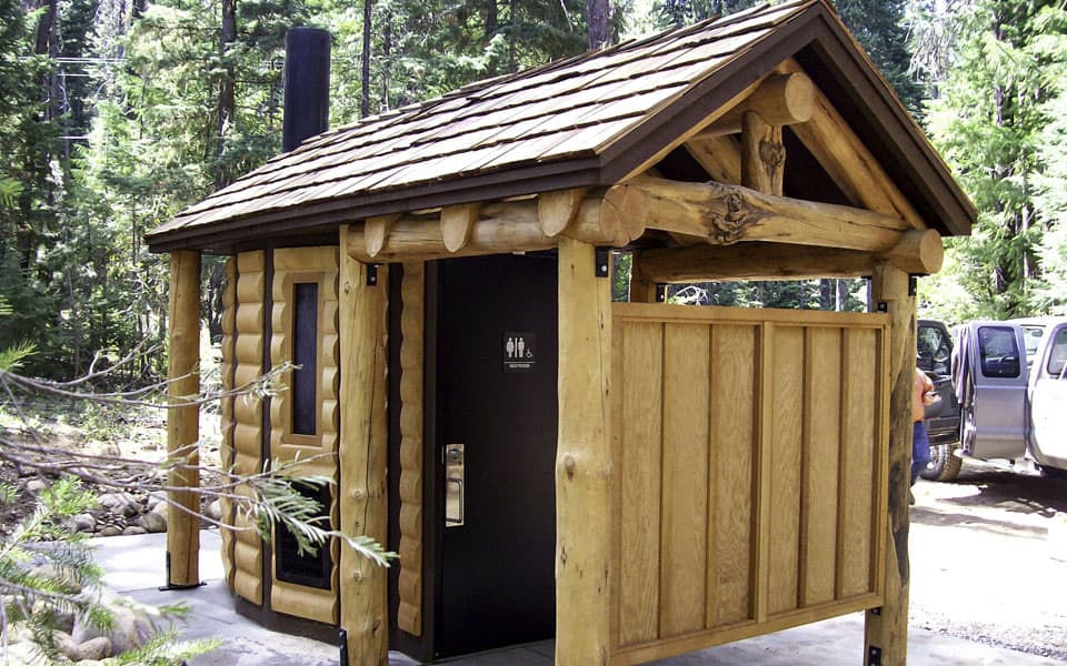 Vault Toilet Bathroom for Remote Settings