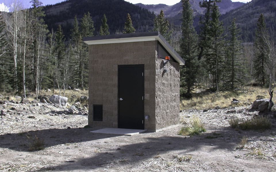 Small Utility Building with Sloped Roof