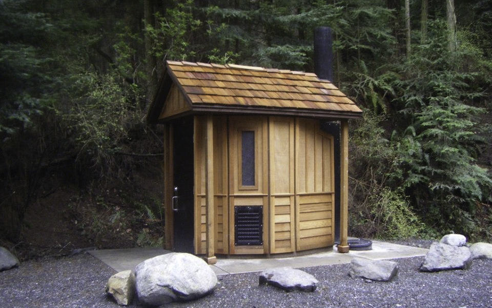 Dry Vault Toilet for Rural Parks and Trailheads