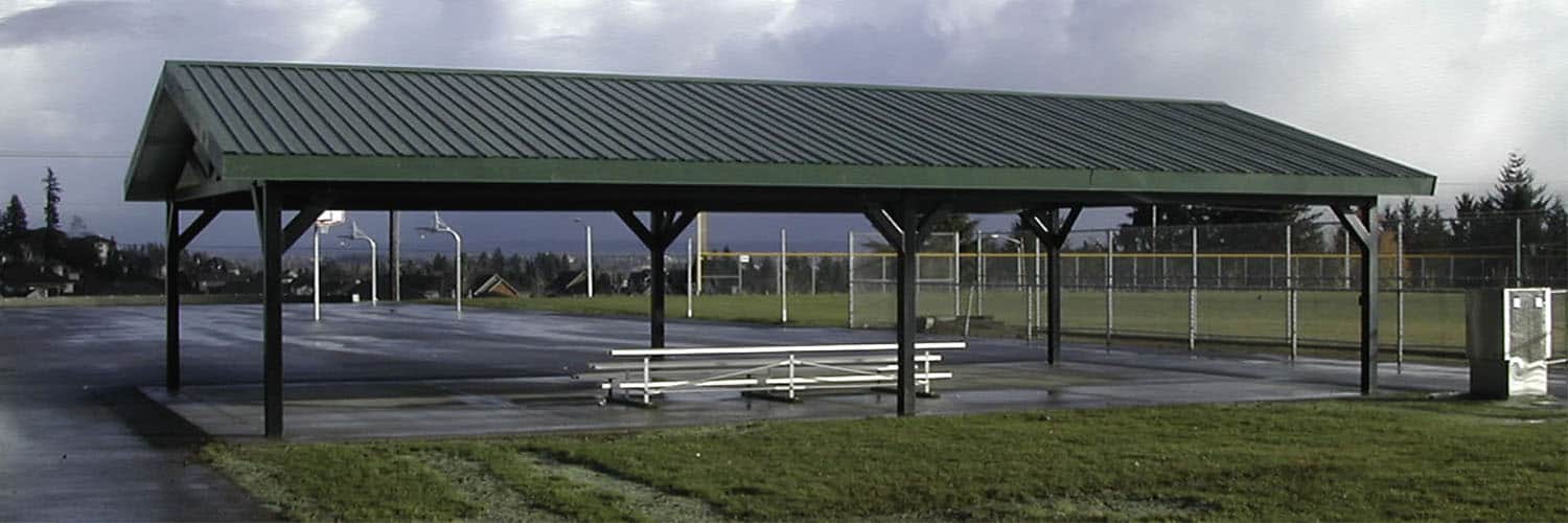 Steel Pavilions Design, Supply, & Install Romtec Inc.
