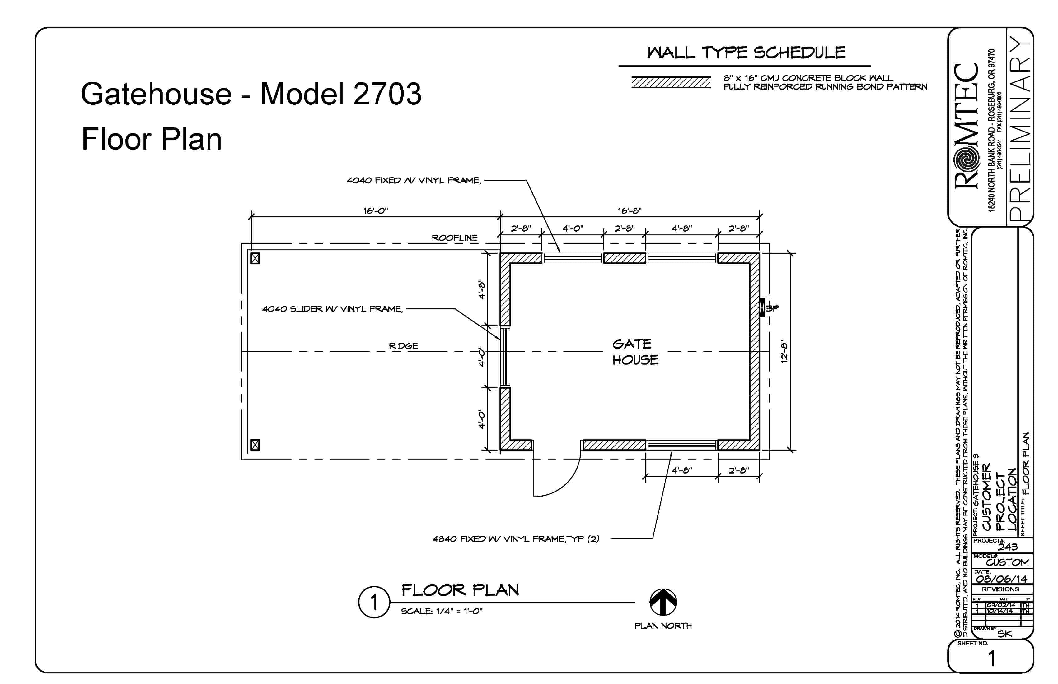 Guard House Plan