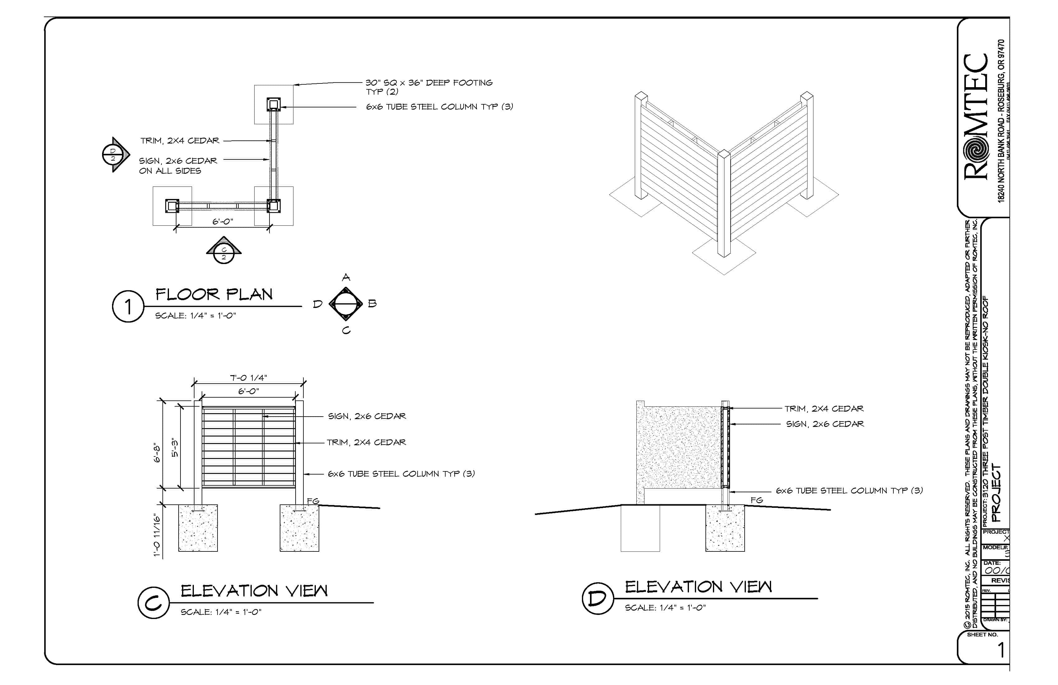 Wooden Kiosks - Romtec Inc.