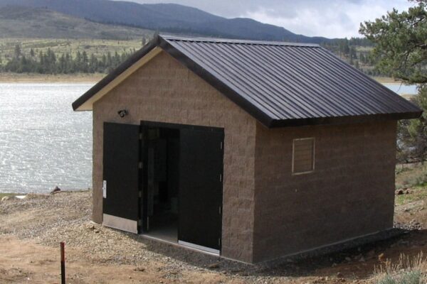 Utility Building with Double Door and Ventilation