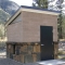 Small Storage Structure with Rock Siding Package
