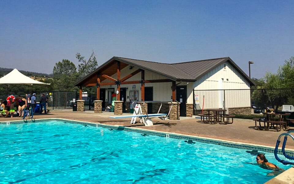 Extra Large Community Aquatic Building with Lockers and Showers
