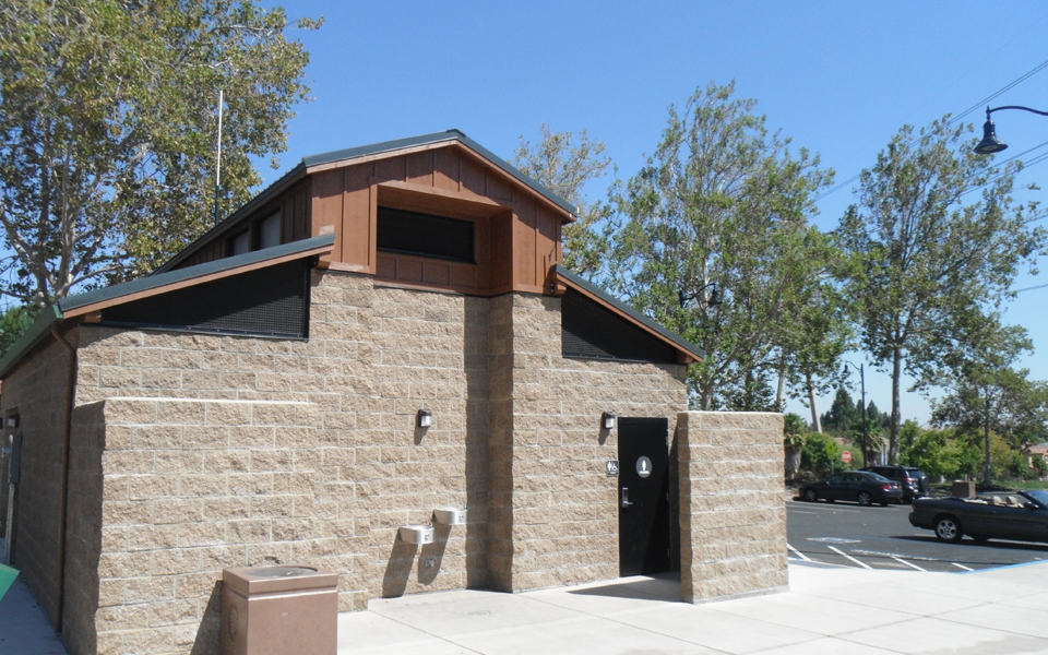 Barn Style Roof Restroom Building