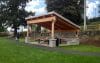 Small Lumber Pavilion at Trailhead