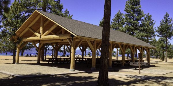 Extra Large Log Pavilion Shelter