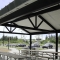 Small Steel Shelter for Bus Stops, Parks, Campgrounds