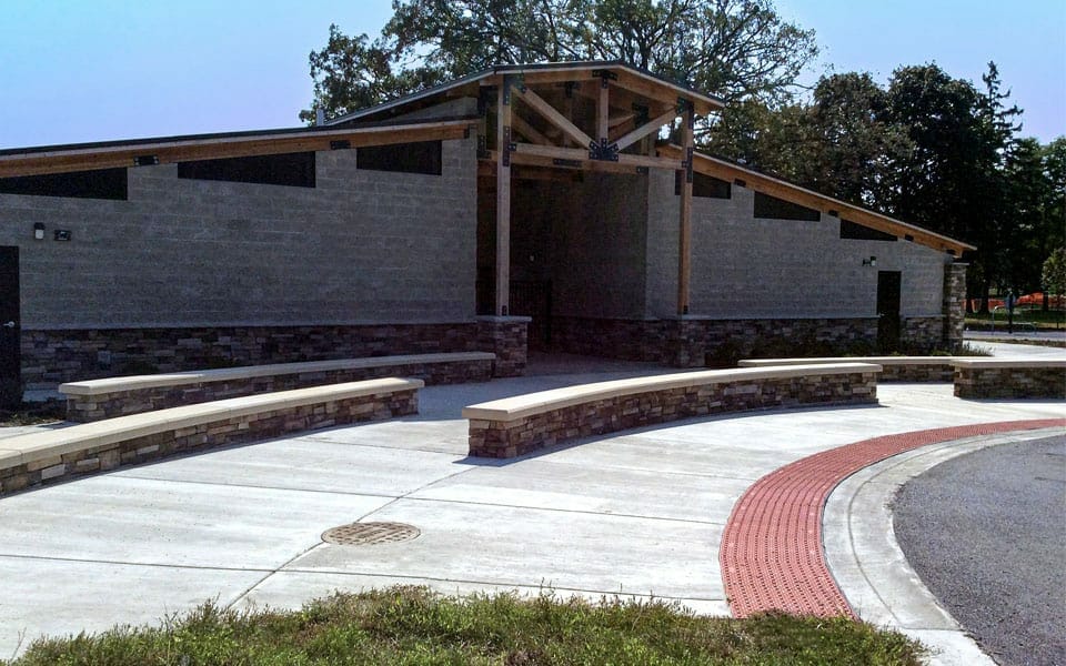 Large Community Building at Splash Pad