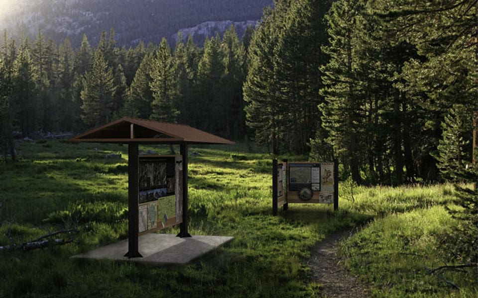 Steel Shelter for Information Board or Control Panel Protection