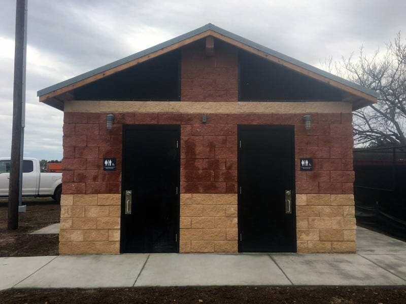 Public Bathroom with Mech Room