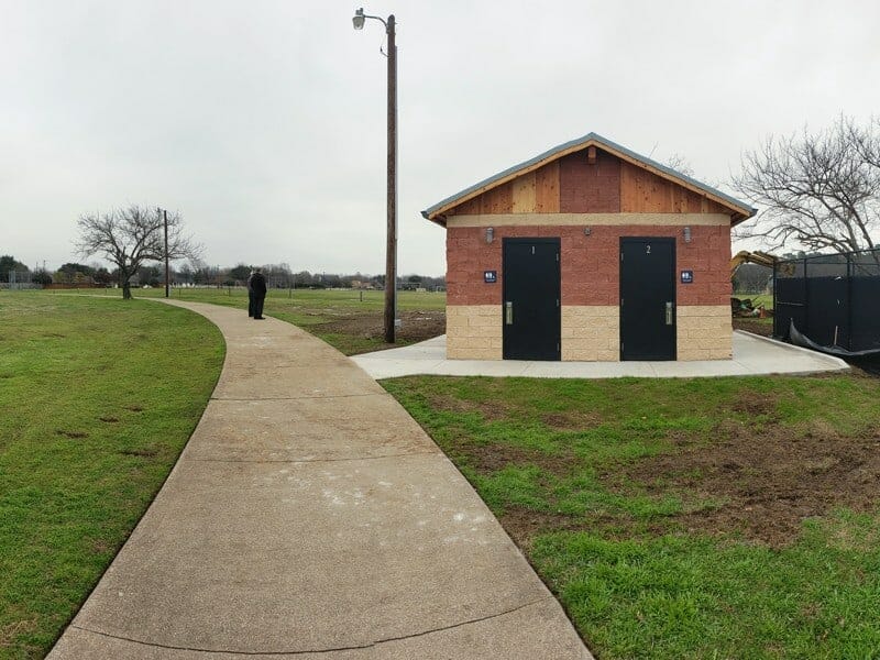 Custom Exterior for Double Restroom
