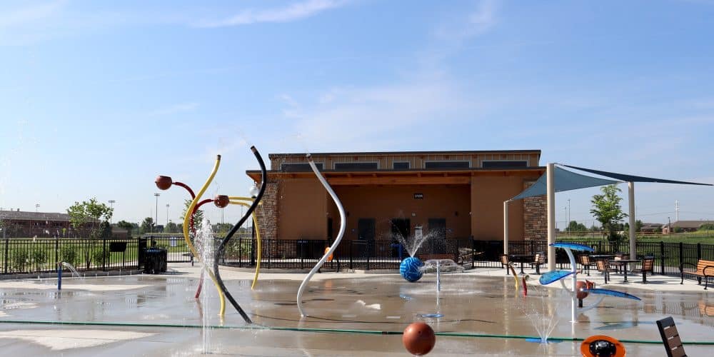 Large Splash Pad Restroom and Showers