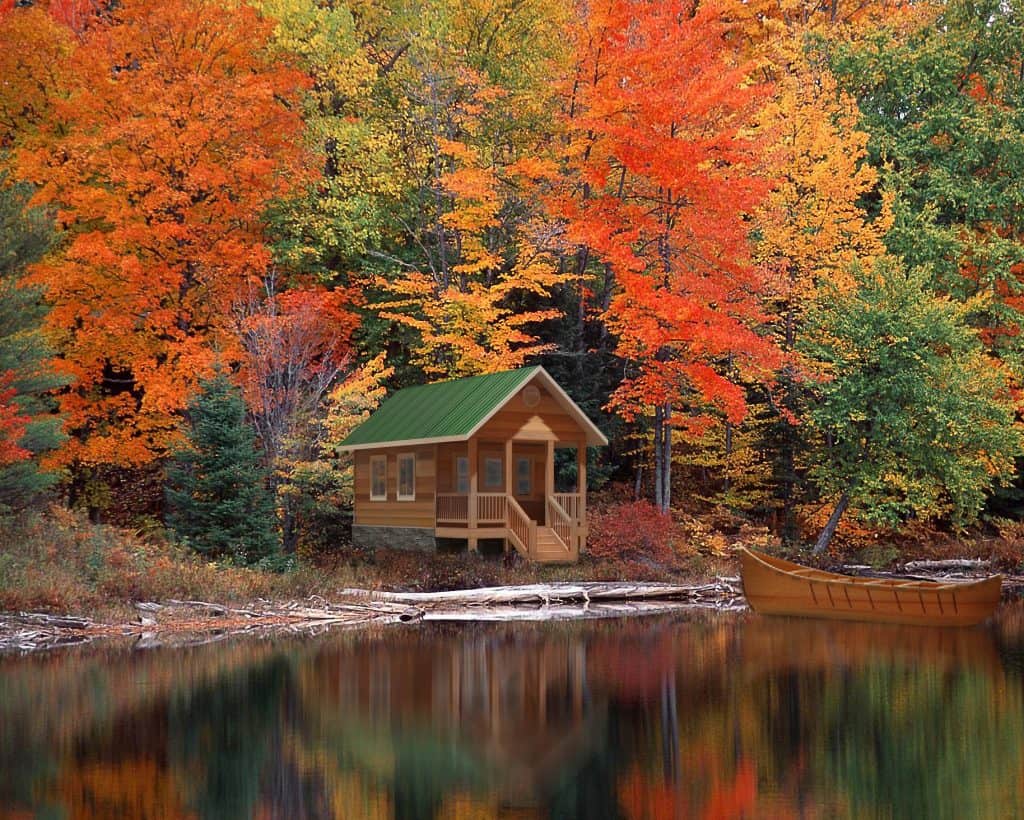 Small Prefabricated Cabin Lodge for Rural Areas