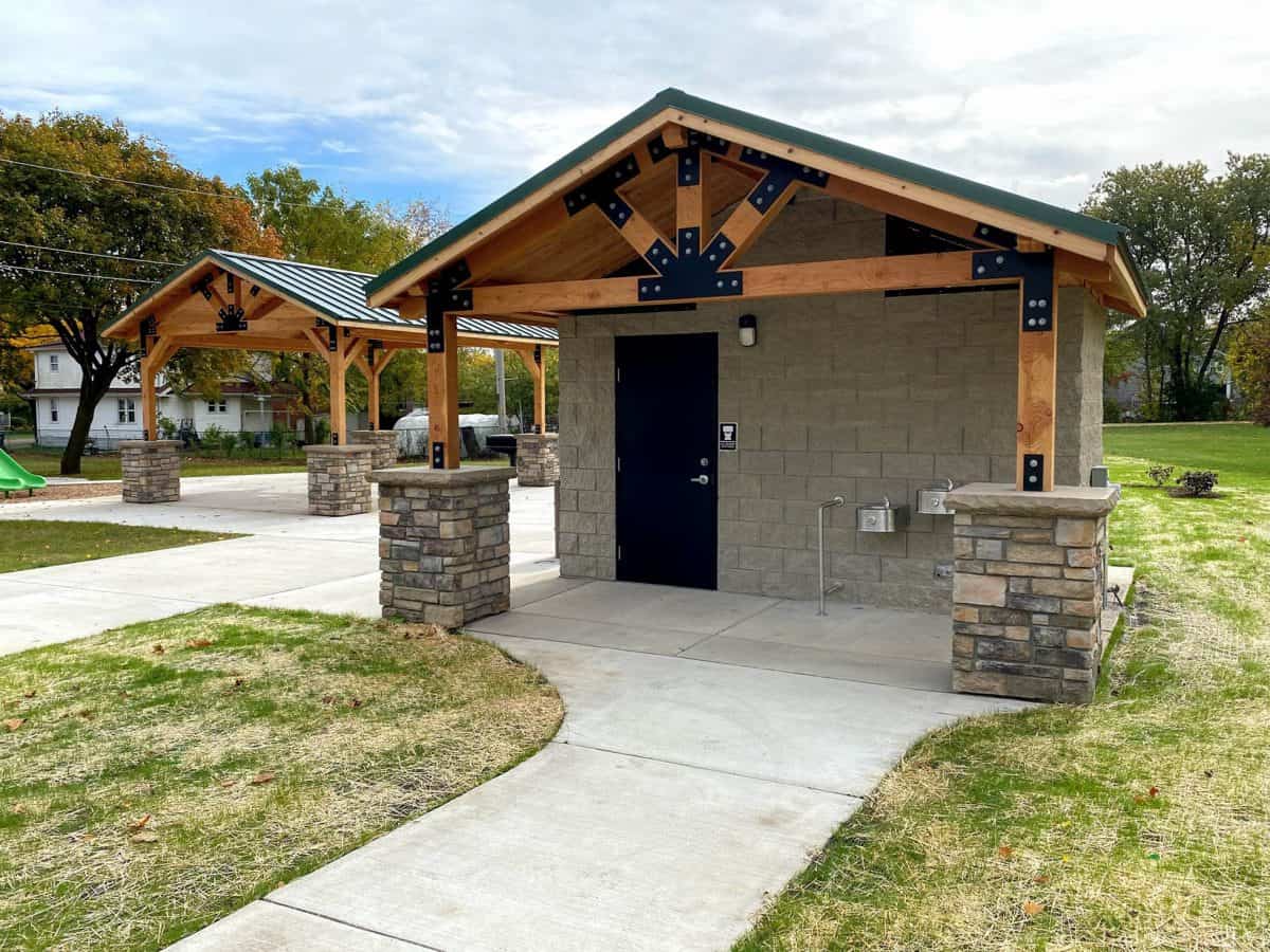 Matching Restroom and Pavilion
