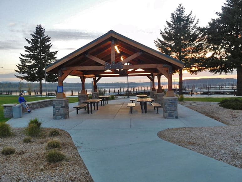 beautiful-pavilion-with-stone-wainscot-and-timber-trusses