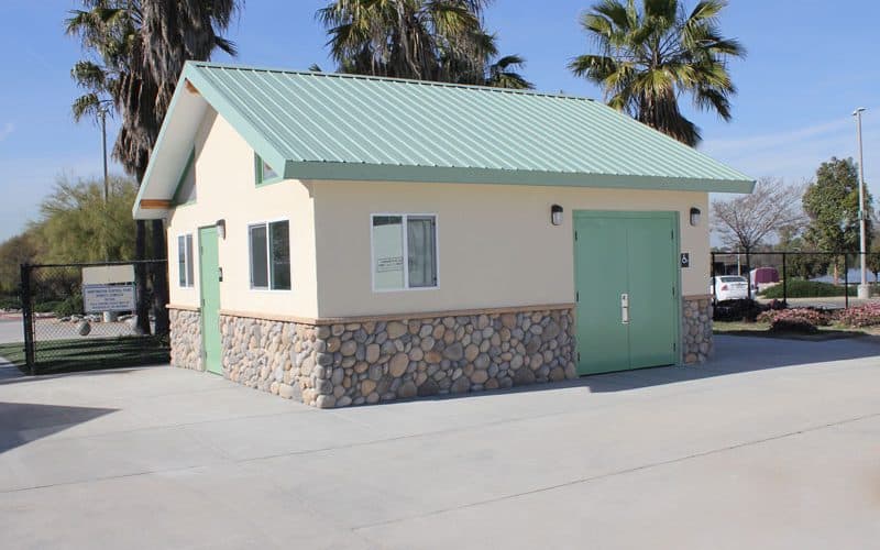 Matching Building with Stone and Light Green Features