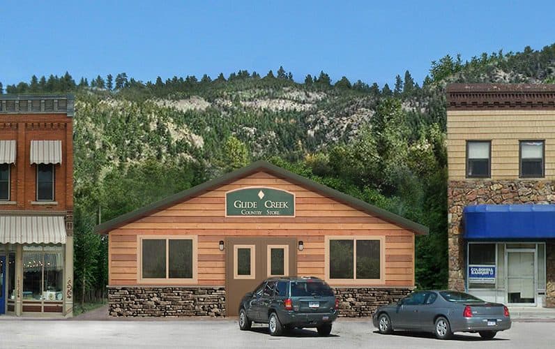 Retail Building with Custom Exterior