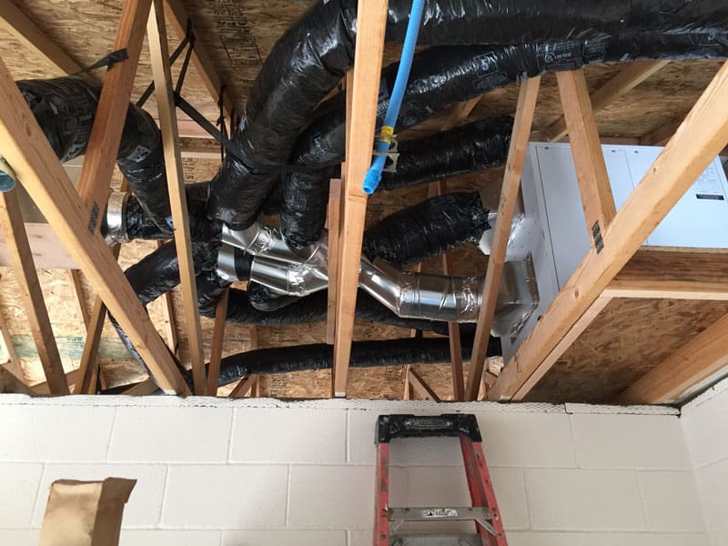 Maintenance Personnel May Access this HVAC System with a Ladder