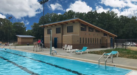Aquatic Building for Community Pool