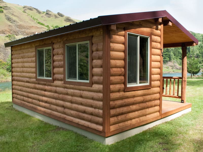 Small Prefabricated Hunters Cabin in Remote Location