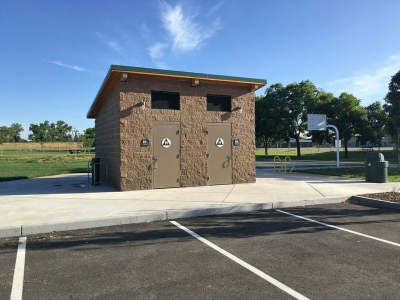 Public Restroom at Basketball Court